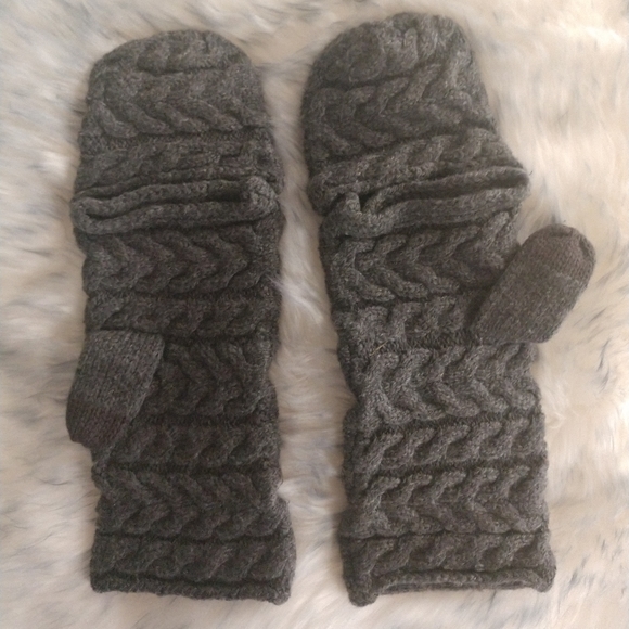 Ralph Lauren convertible grey mittens - Picture 4 of 5